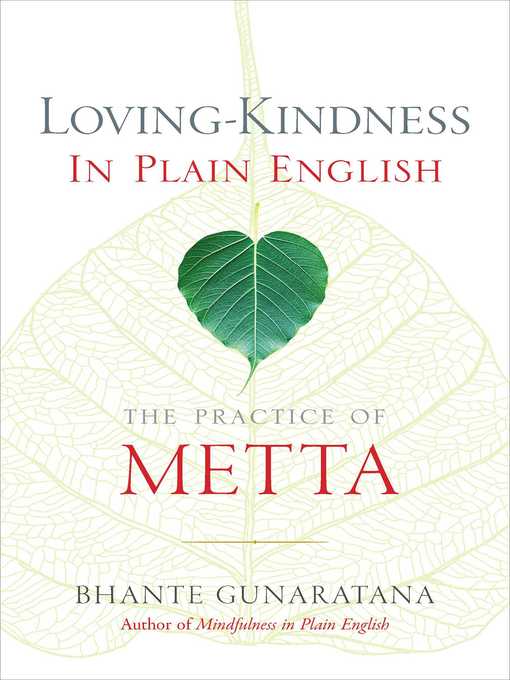 Cover image for Loving-Kindness in Plain English